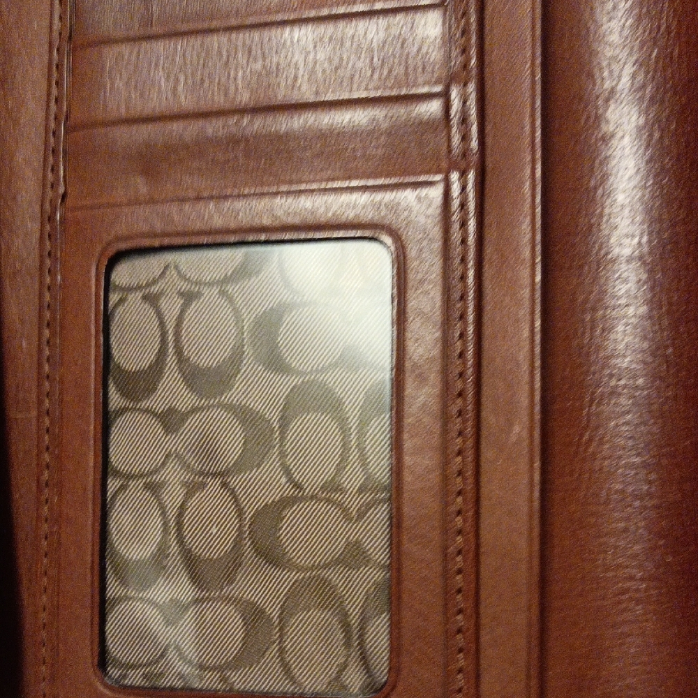 Coach Tan Leather Wallet - Picture 5 of 11
